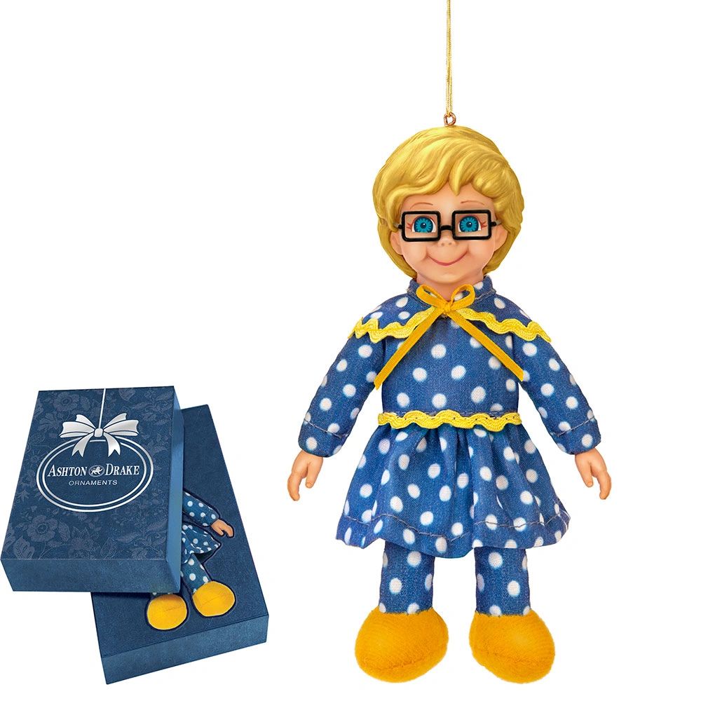 Mrs. Beasley Doll Plush Ornament Says Her 11 Iconic Phrases by Ashton Drake